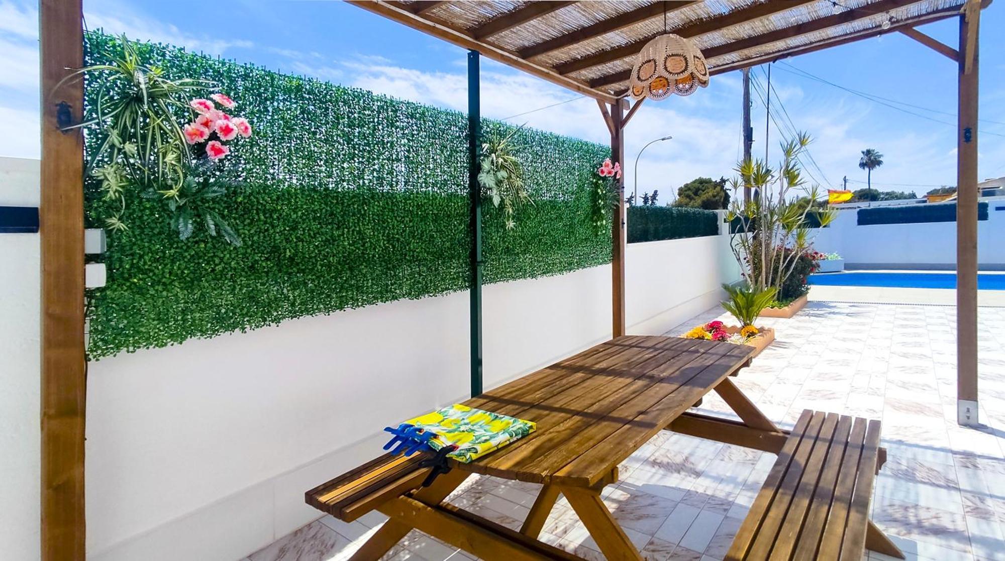 Casa Soleada Piscina Climatizada Y Privada Santiago De La Ribera Exterior foto