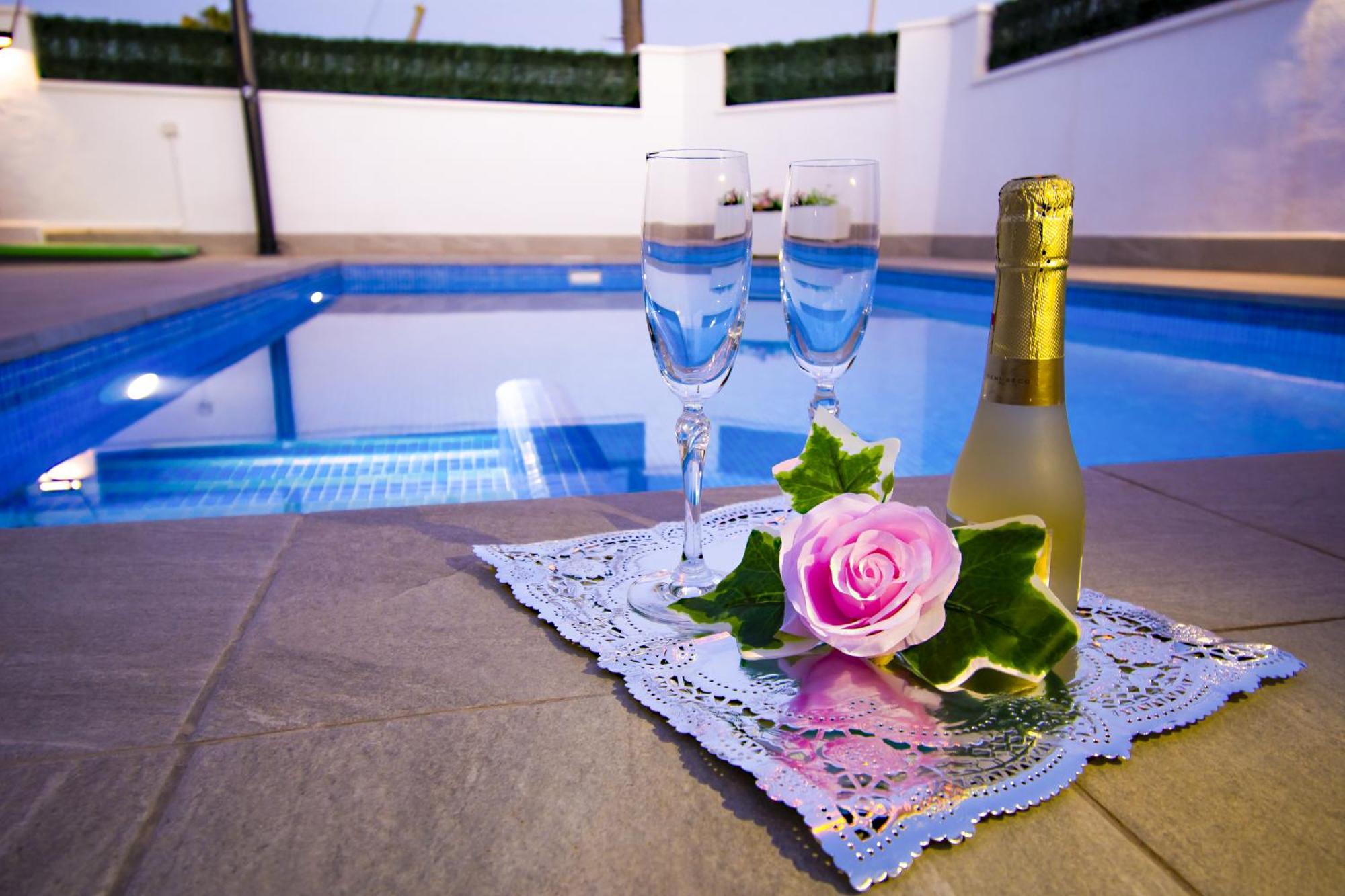 Casa Soleada Piscina Climatizada Y Privada Santiago De La Ribera Exterior foto